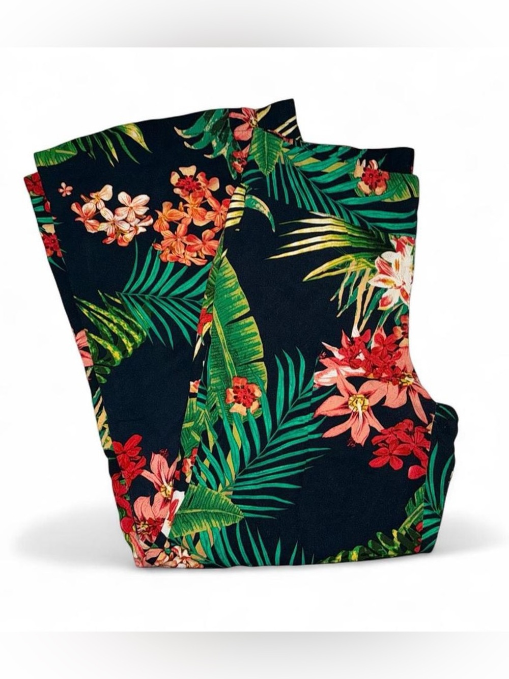 Tropical Floral Print Pants - Picture 4 of 4